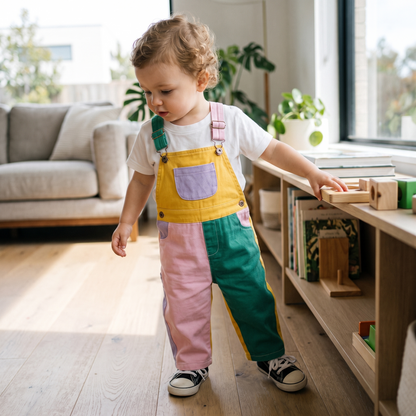 Classic Denim Dungarees with Adjustable Straps
