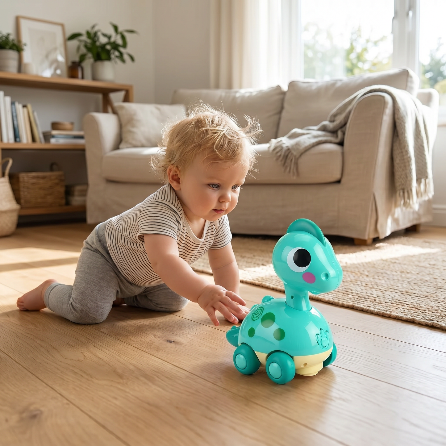 Touch & Go Musical Crawling Toy for Babies