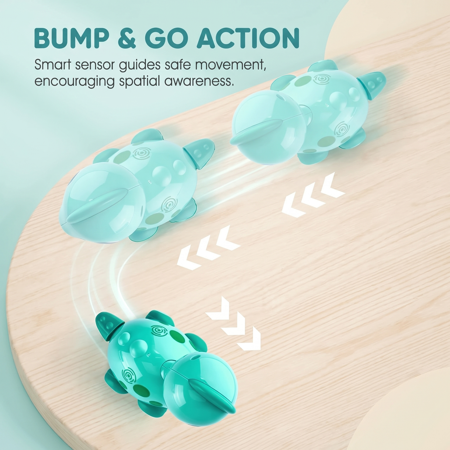 Touch & Go Musical Crawling Toy for Babies