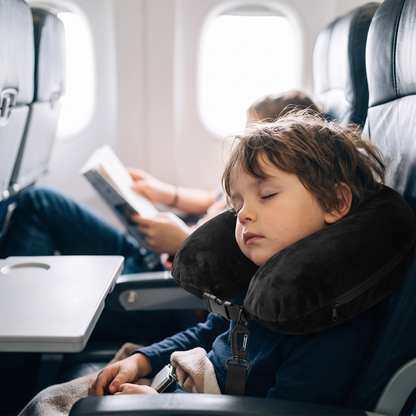 Travel Neck Pillow with Hidden Storage Pocket