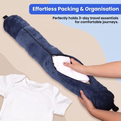 Travel Neck Pillow with Hidden Storage Pocket