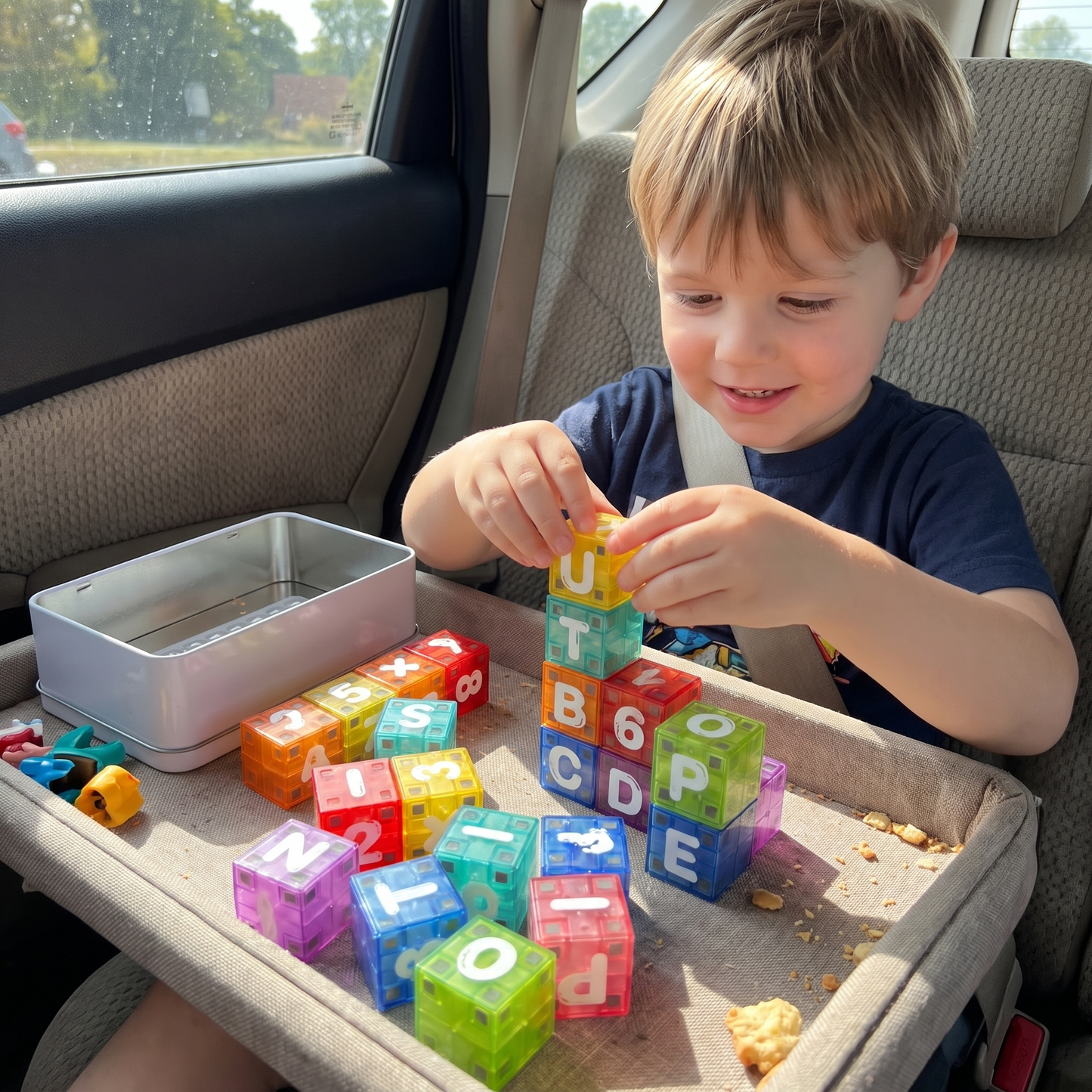 Magnetic Alphabet & Numbers Learning Blocks