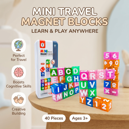 Magnetic Alphabet & Numbers Learning Blocks