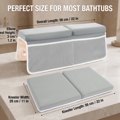 Baby Bath Knee Pad with Toy Organiser