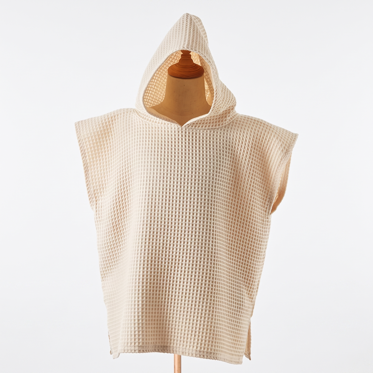 Kids Hooded Cotton Towel Poncho