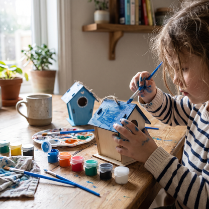 DIY Wooden Birdhouse Painting Kit