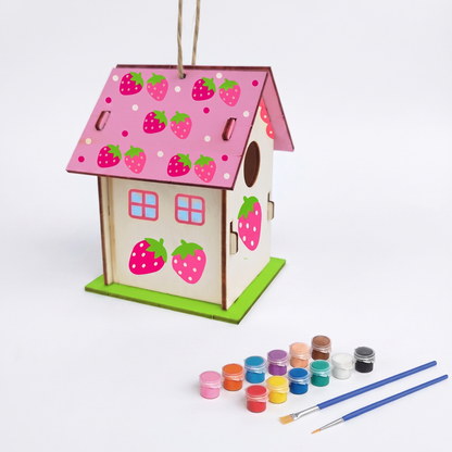 DIY Wooden Birdhouse Painting Kit