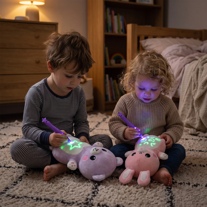 Magic Glow in the Dark Drawing Plush Toy