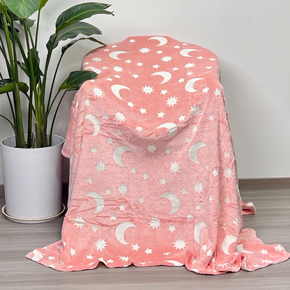 Glow in the Dark Star Cuddle Blanket