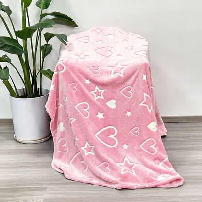 Glow in the Dark Star Cuddle Blanket