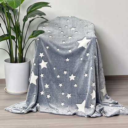 Glow in the Dark Star Cuddle Blanket