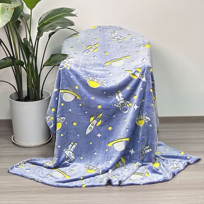 Glow in the Dark Star Cuddle Blanket