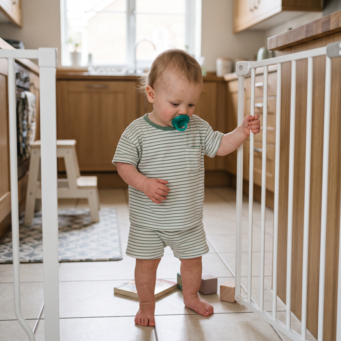 Striped Summer Outfit Set for Babies And Toddlers