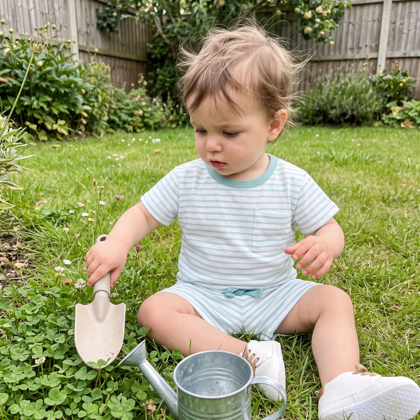 Striped Summer Outfit Set for Babies And Toddlers