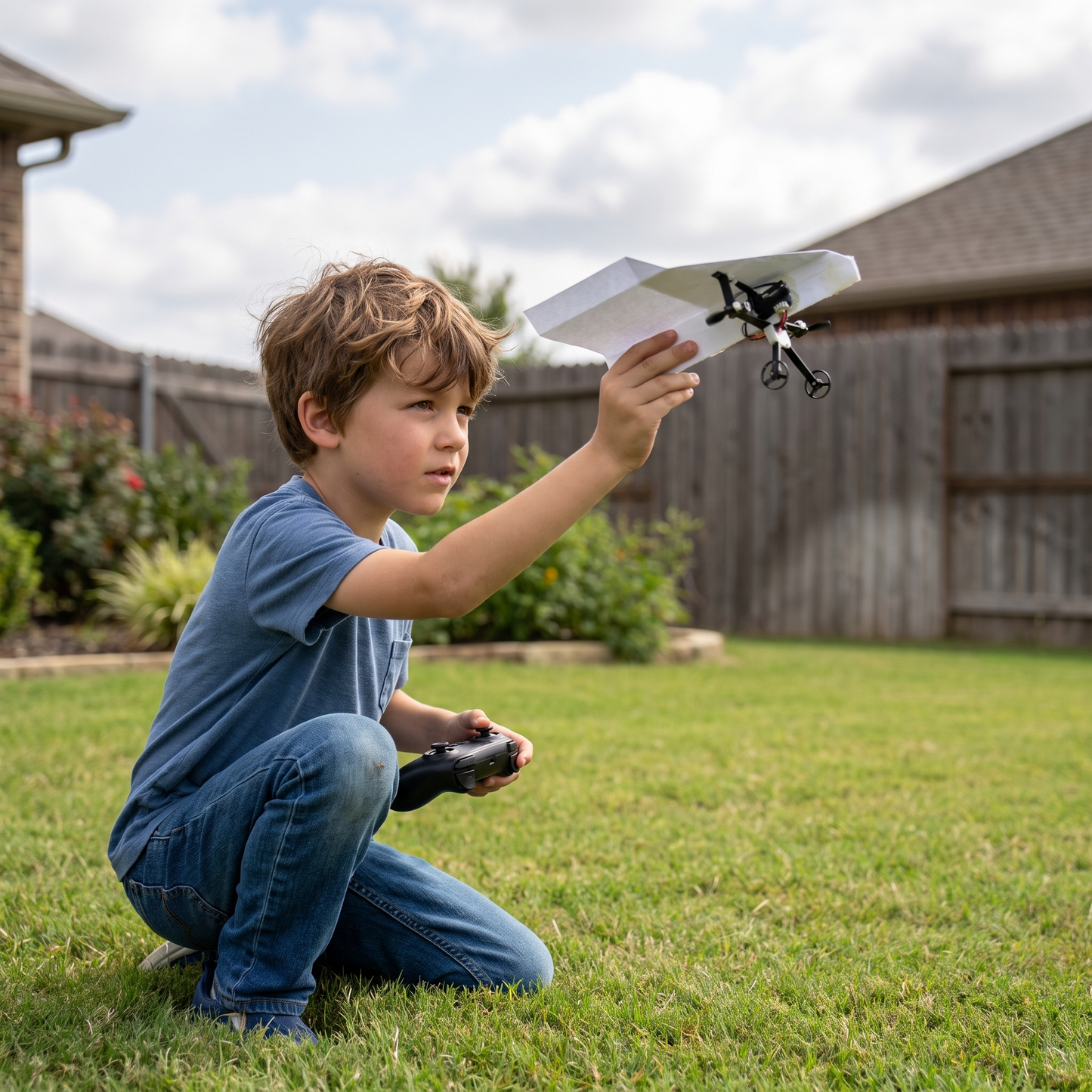 Motorised Paper Airplane Launcher Kit