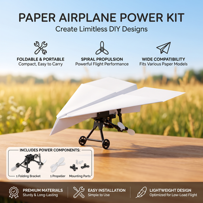 Motorised Paper Airplane Launcher Kit