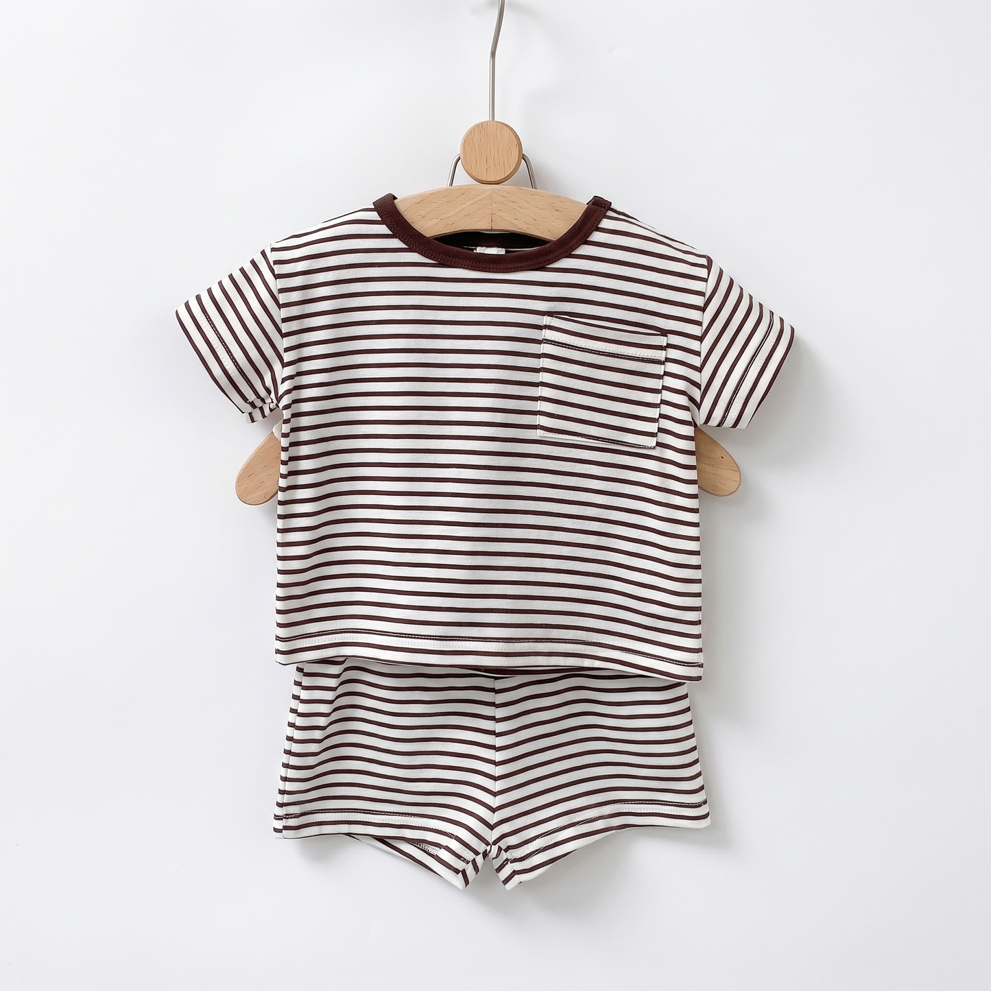 Striped Summer Outfit Set for Babies And Toddlers