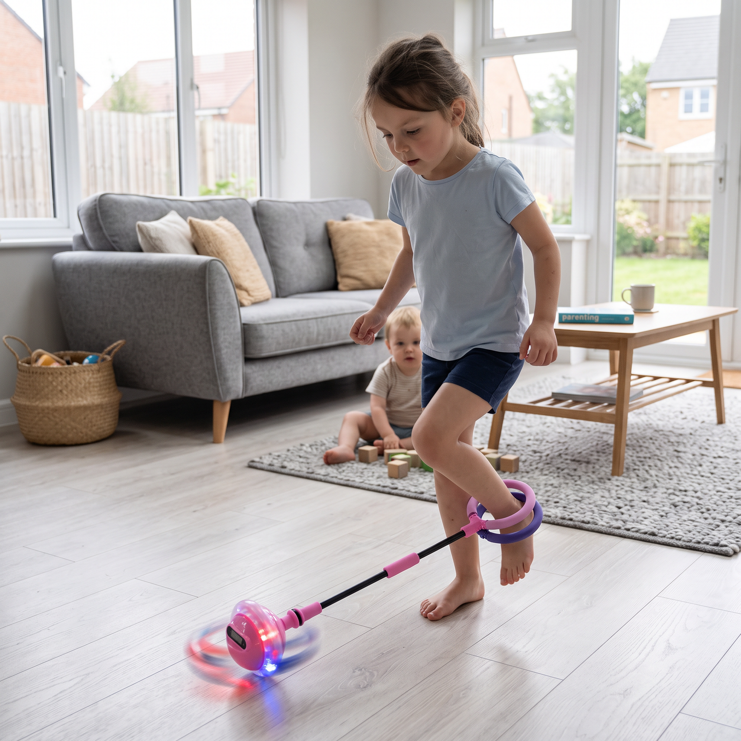 Ankle Skip Ball Toy with Counter