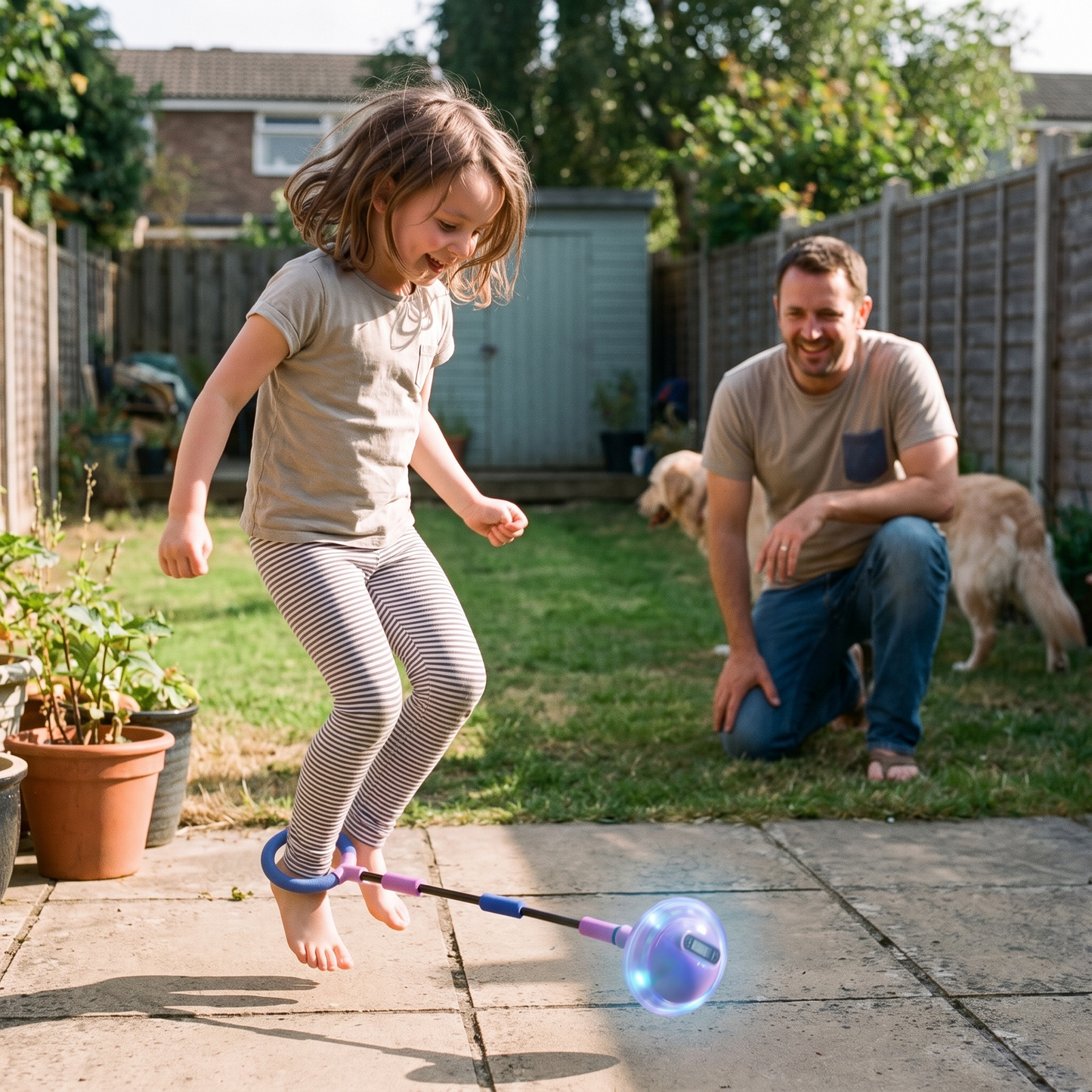 Ankle Skip Ball Toy with Counter