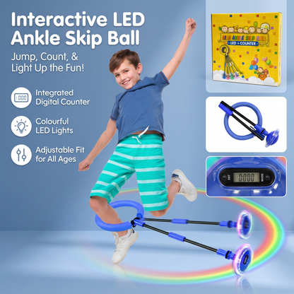 Ankle Skip Ball Toy with Counter