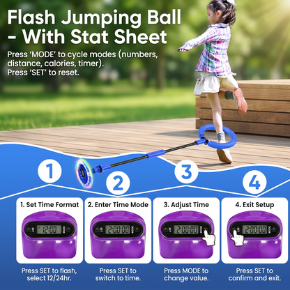 Ankle Skip Ball Toy with Counter