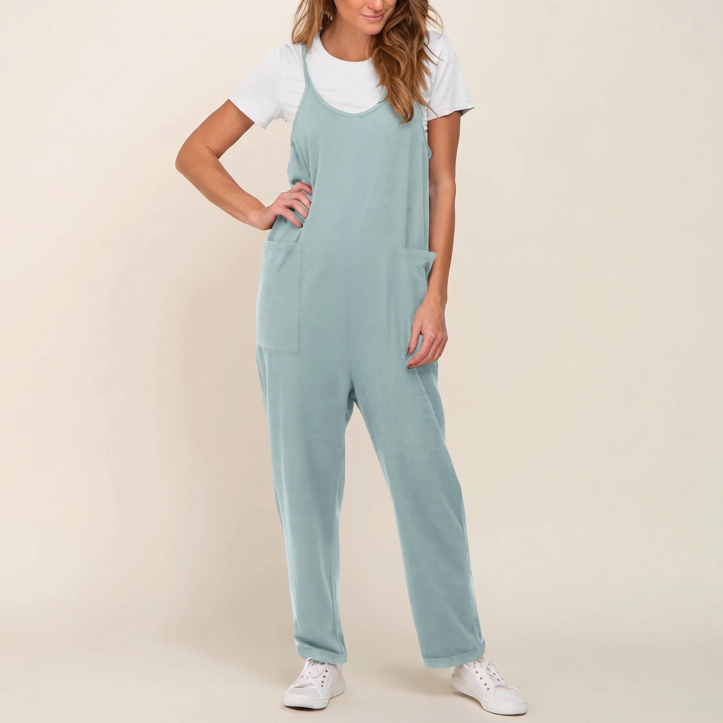 Comfy Oversized Pregnancy Jumpsuit