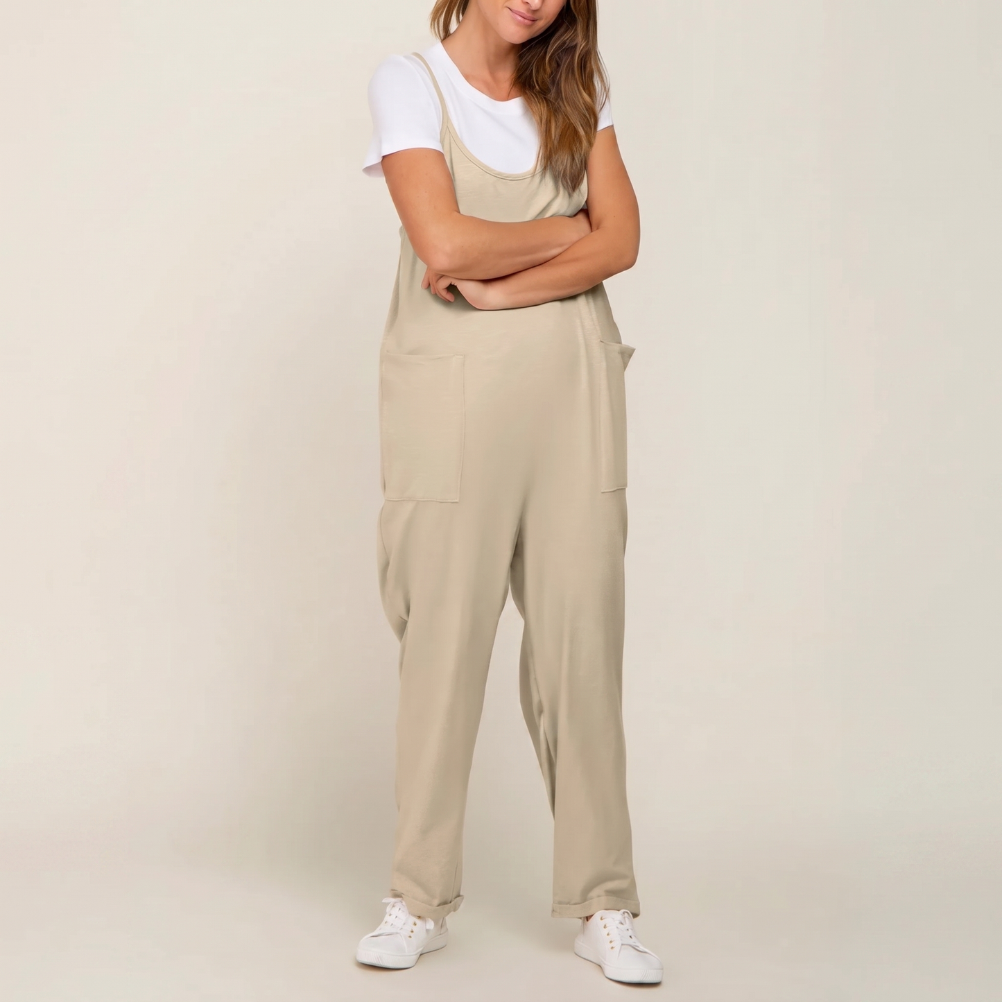 Comfy Oversized Pregnancy Jumpsuit