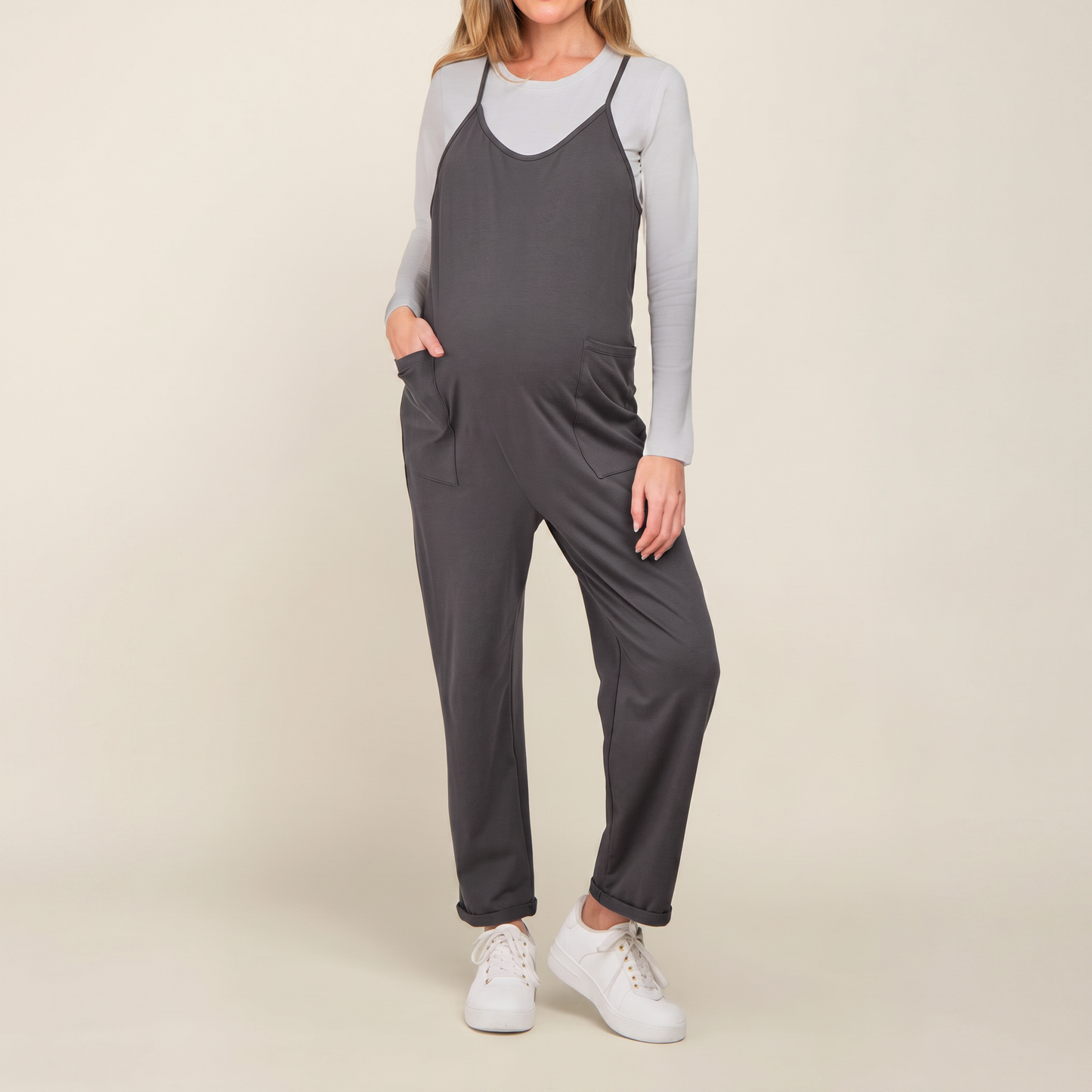 Comfy Oversized Pregnancy Jumpsuit