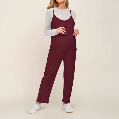 Comfy Oversized Pregnancy Jumpsuit