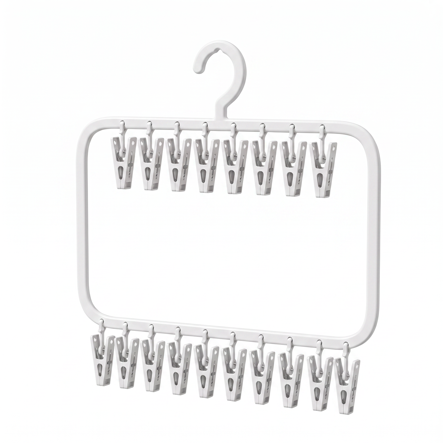 Baby Clothes Hanging Organiser with Clips