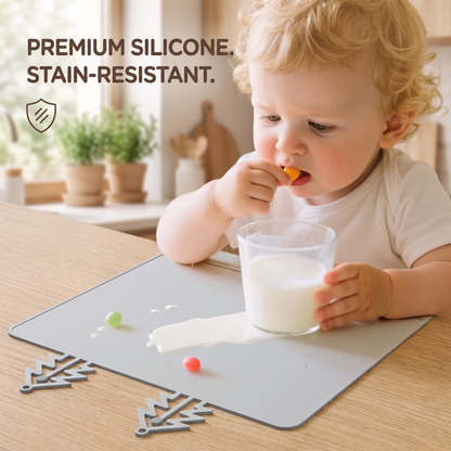 Non Slip Silicone Table Mat for Babies & Toddlers