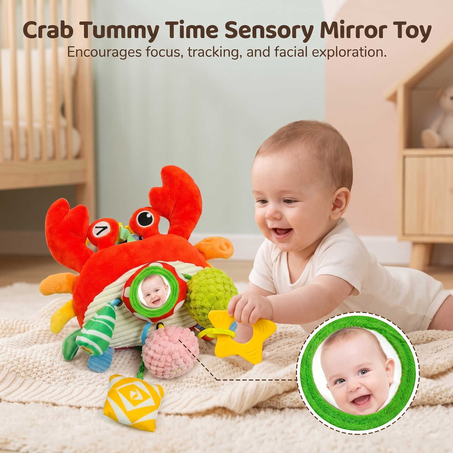 Baby Pram Spiral Activity Toy
