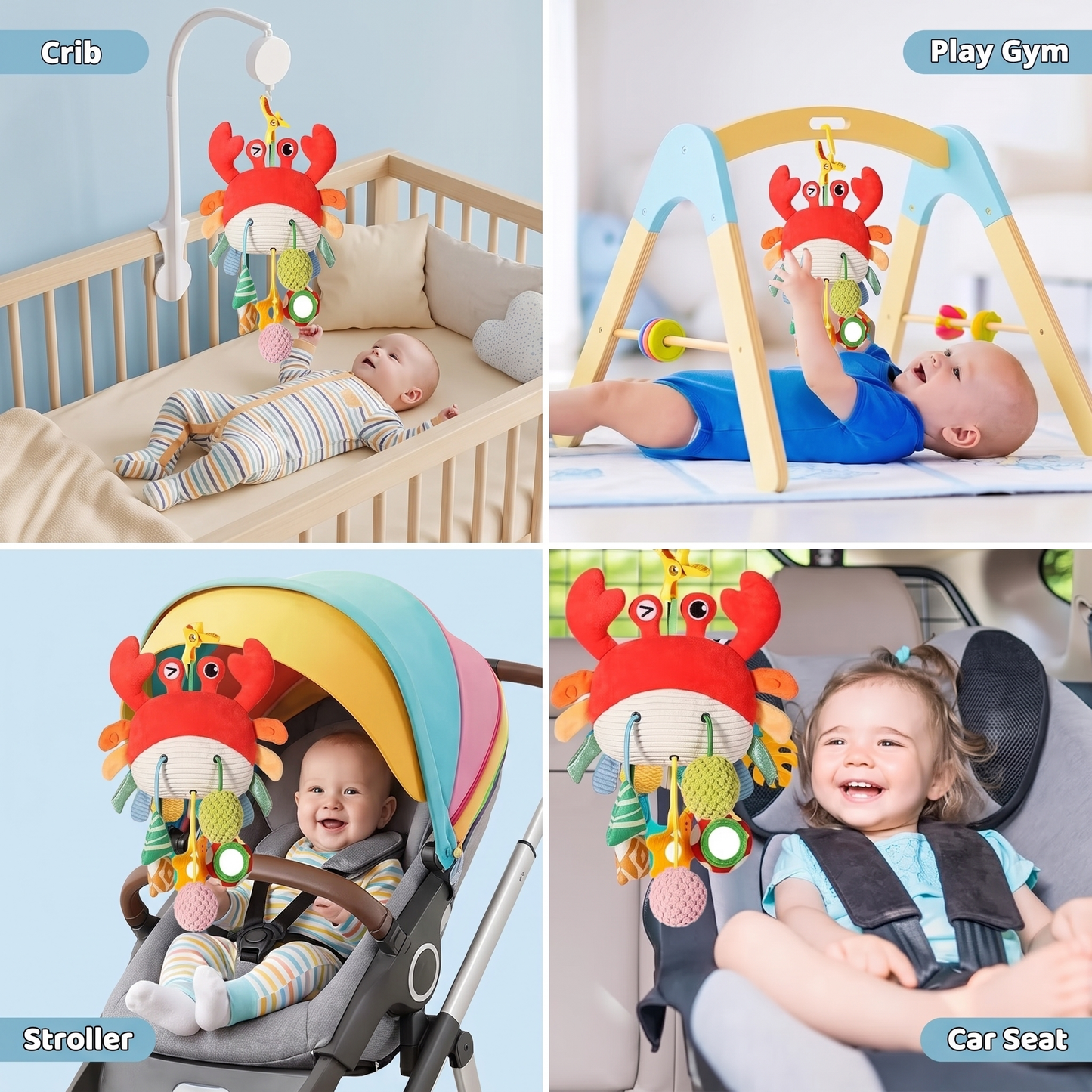 Baby Pram Spiral Activity Toy