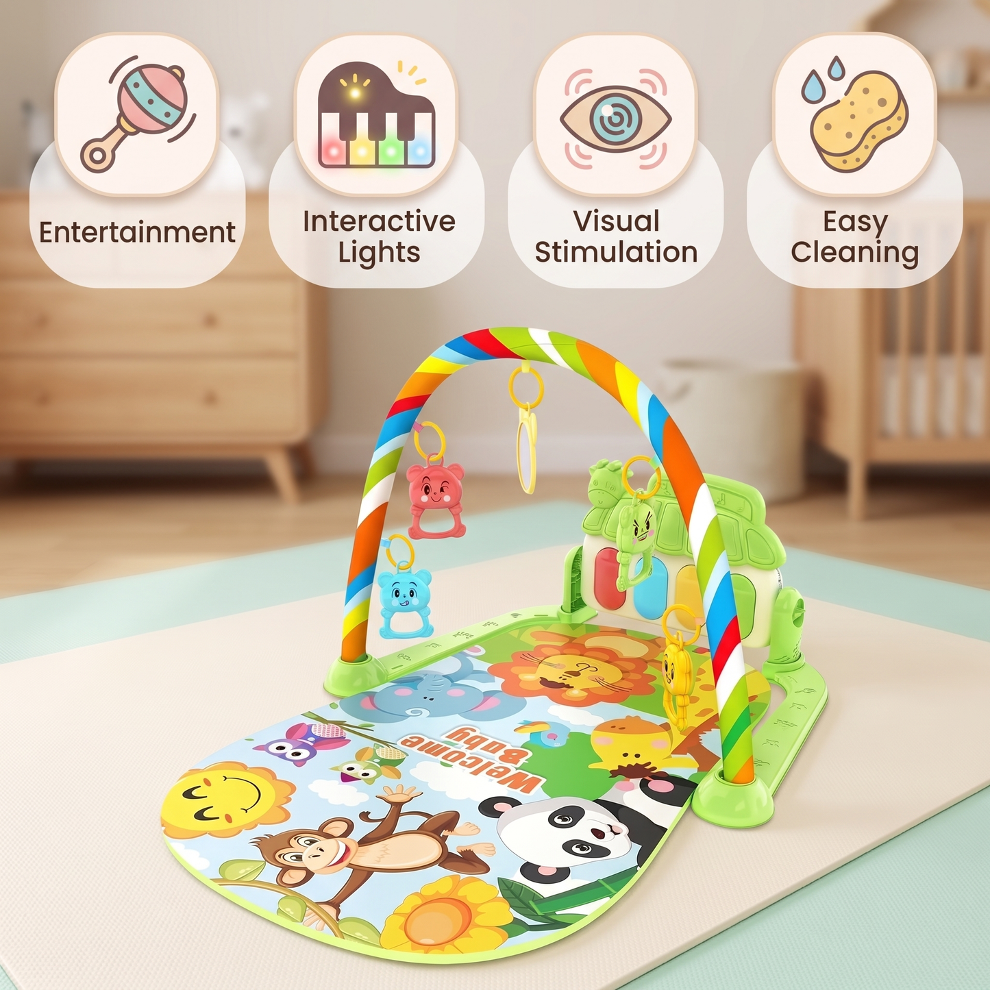 Baby Kick & Play Piano Activity Gym