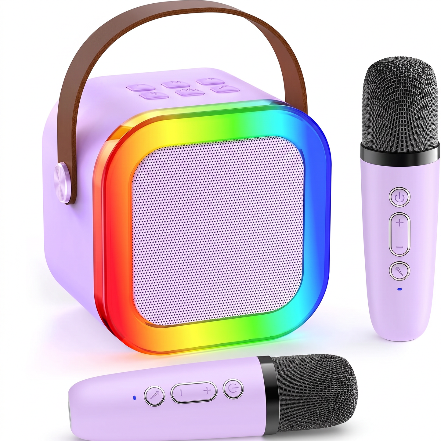 Kids Karaoke Machine with 2 Wireless Microphones