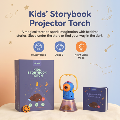 Kids Storybook Torch Projector with Stories
