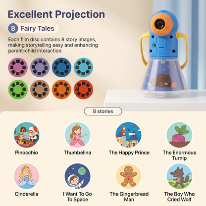 Kids Storybook Torch Projector with Stories