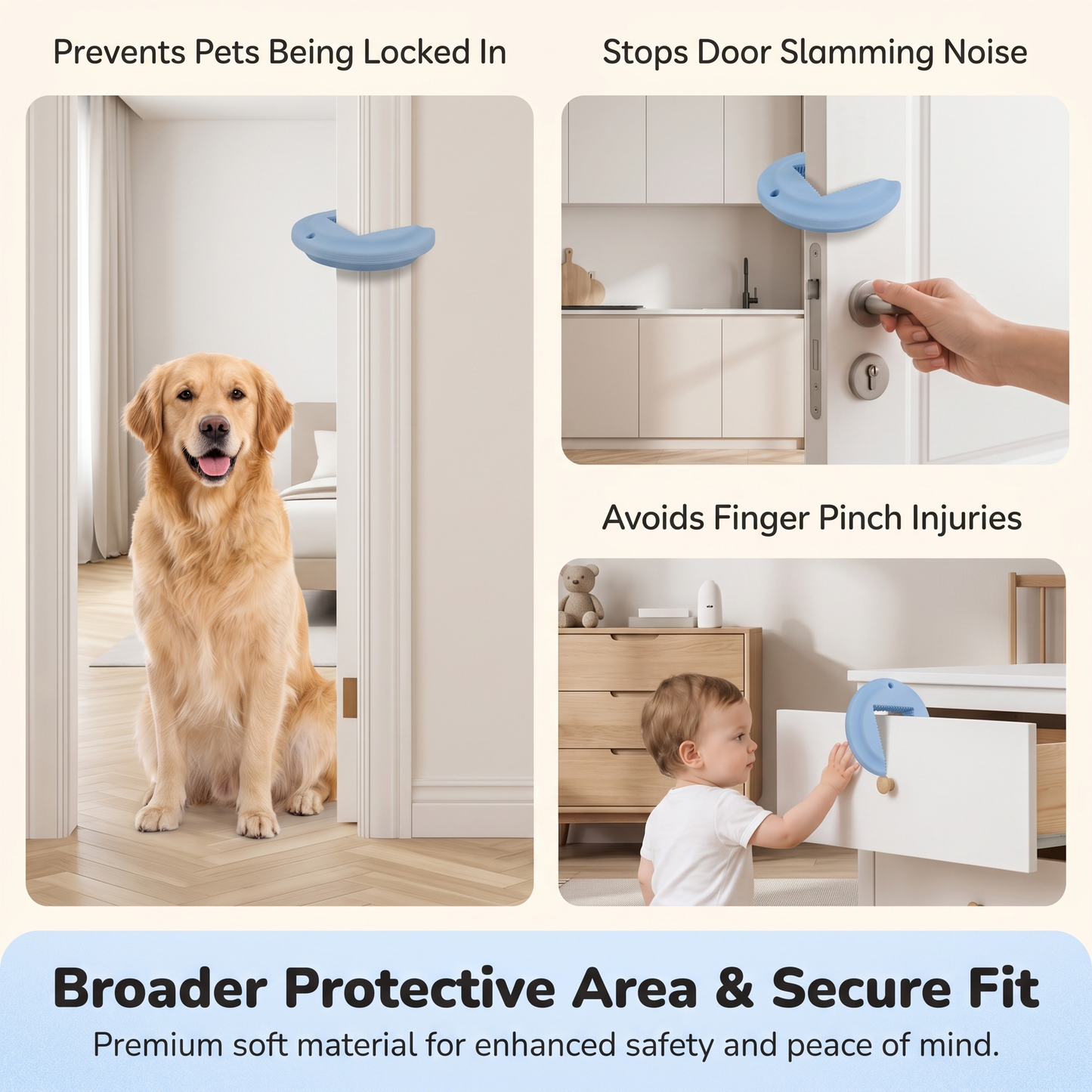 Baby Door Finger Pinch Guards (4 Piece Set)