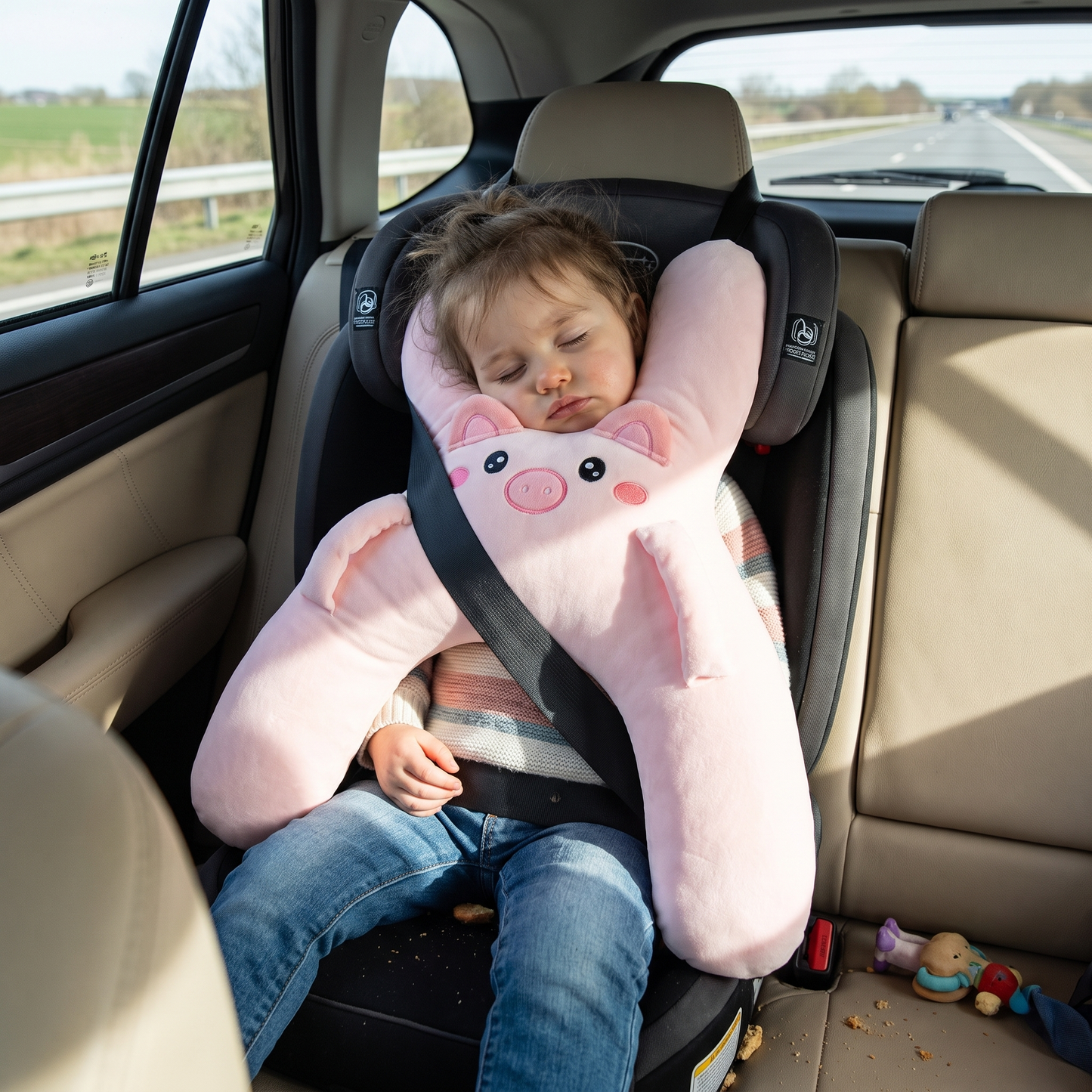 Children's Car Seat Head Support Pillow