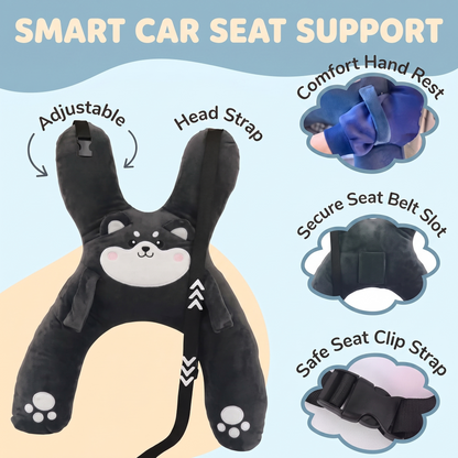 Children's Car Seat Head Support Pillow