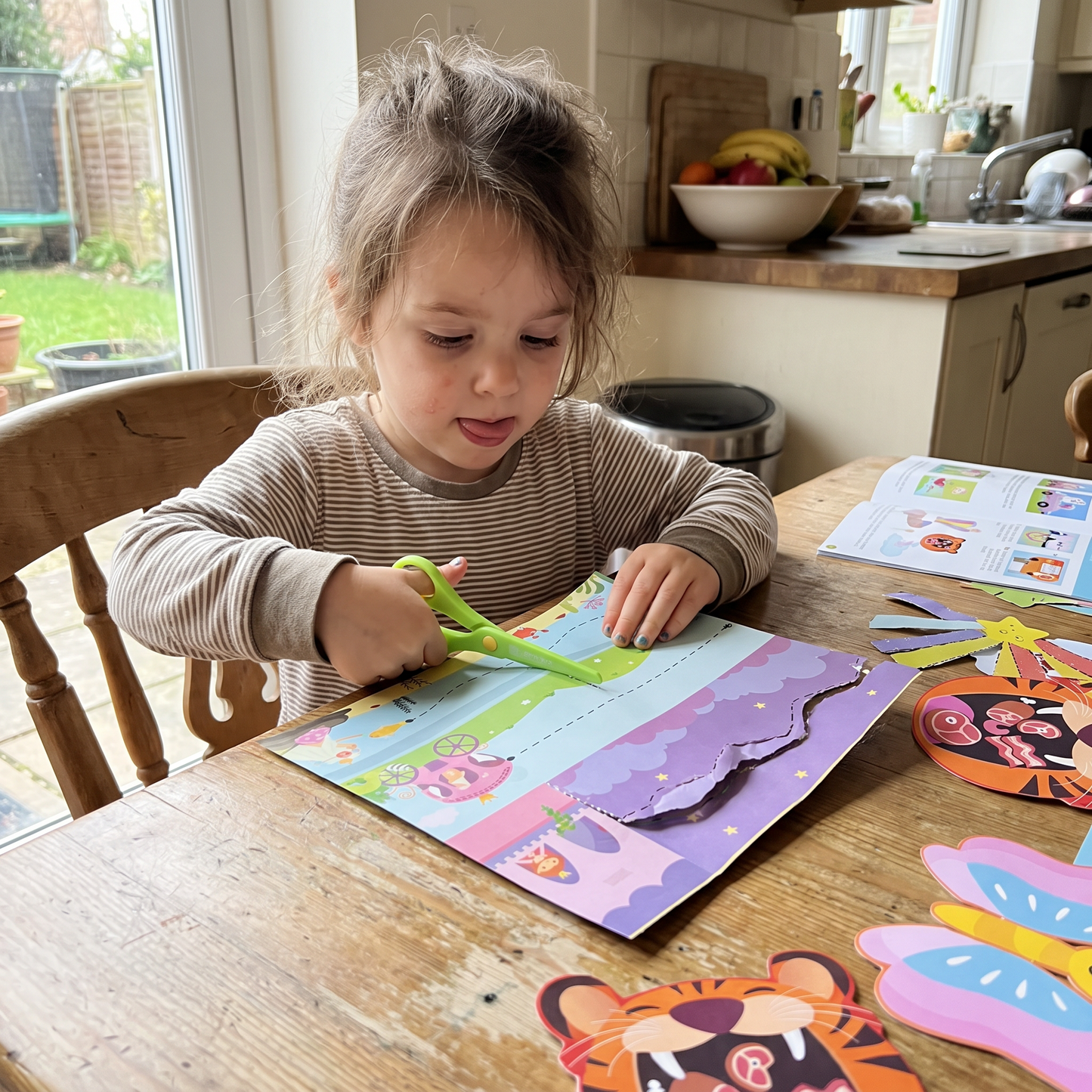 Scissor Practice & Craft Activity Set for Kids