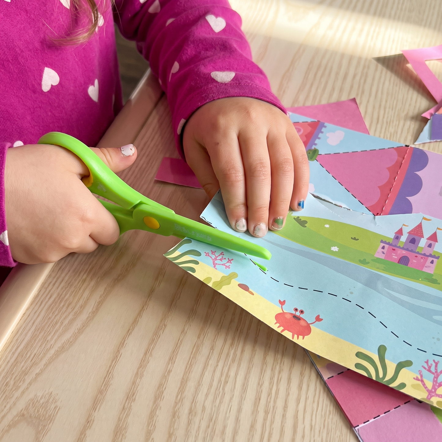 Scissor Practice & Craft Activity Set for Kids