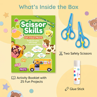 Scissor Practice & Craft Activity Set for Kids