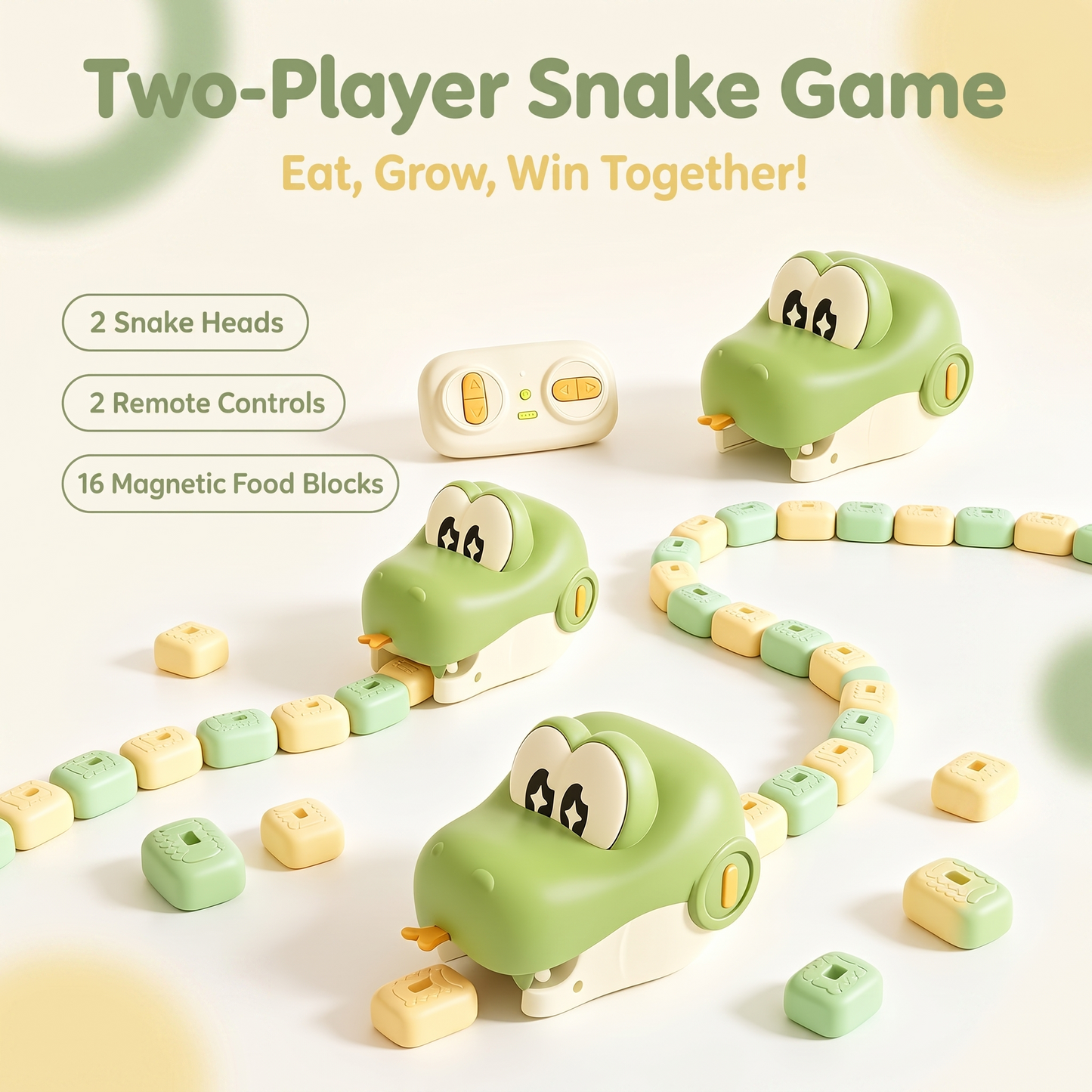 Magnetic Hungry Snake Challenge Game