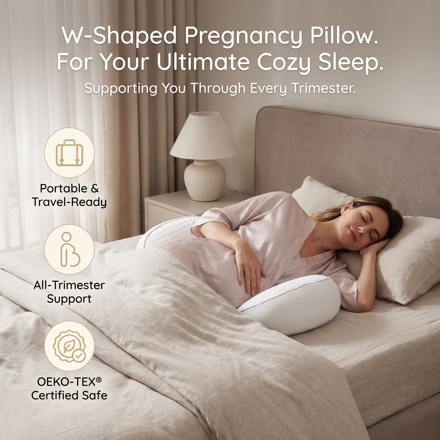 Pregnancy Bump & Back Support Pillow