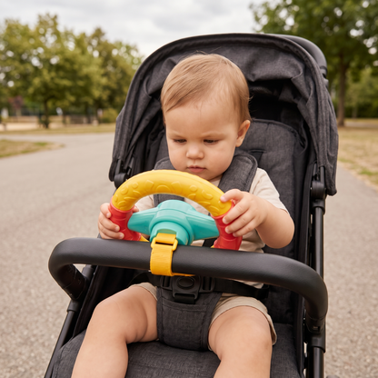 Pushchair Steering Wheel Toy for Kids