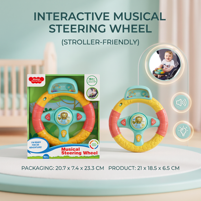 Pushchair Steering Wheel Toy for Kids