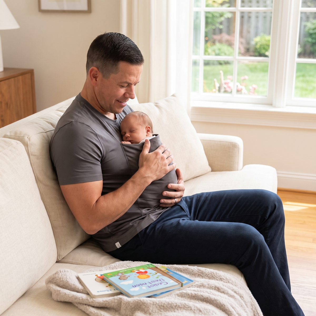 Kangaroo Baby Carrier Shirt for Newborns