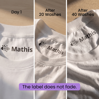 Personalised Name Stamp for Kids Clothes