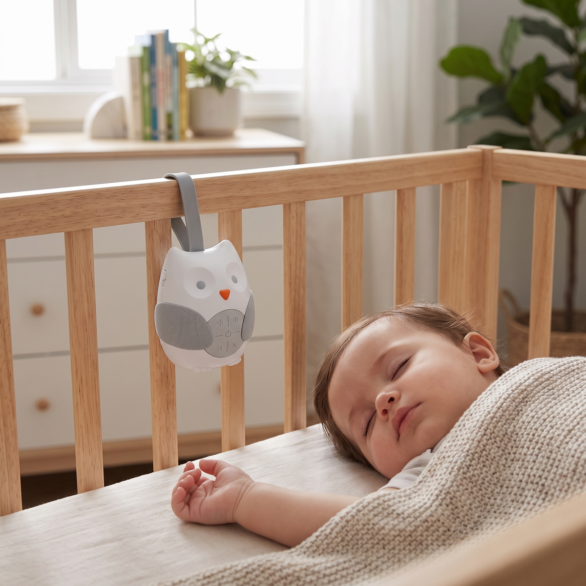 Owl White Noise Machine with Soothing Sounds